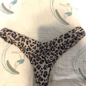 Black bough cheeky bikini bottom.
